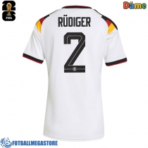 Fotballdrakt Dame Tyskland Antonio Rudiger #2 Hjemmedrakt VM 2026 Kortermet